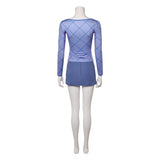 One Piece Live-Action Nami Women Blue Outfit Cosplay Costume Outfit Halloween Carnival Suit