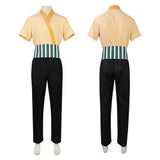 One Piece Live-Action Roronoa Zoro White Outfit Cosplay Costume Outfit Halloween Carnival Suit