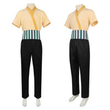 One Piece Live-Action Roronoa Zoro White Outfit Cosplay Costume Outfit Halloween Carnival Suit