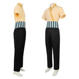 One Piece Live-Action Roronoa Zoro White Outfit Cosplay Costume Outfit Halloween Carnival Suit