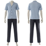 One Piece Live-Action Sanji Blue Outfit Cosplay Costume Outfit Halloween Carnival Suit