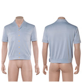 One Piece Live-Action Sanji Blue Top Cosplay Costume Outfit Halloween Carnival Suit