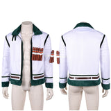 One Piece Live-Action Smoker White Coat Cosplay Costume Outfit Halloween Carnival Suit