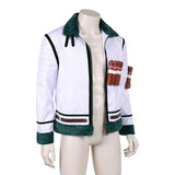 One Piece Live-Action Smoker White Coat Cosplay Costume Outfit Halloween Carnival Suit