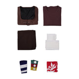 One Piece Live-Action Usopp Brown Outfit Cosplay Costume Outfit Halloween Carnival Suit