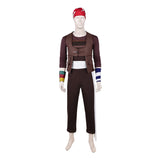 One Piece Live-Action Usopp Brown Outfit Cosplay Costume Outfit Halloween Carnival Suit