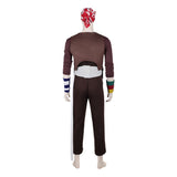 One Piece Live-Action Usopp Brown Outfit Cosplay Costume Outfit Halloween Carnival Suit