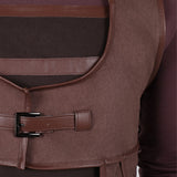 One Piece Live-Action Usopp Brown Outfit Cosplay Costume Outfit Halloween Carnival Suit