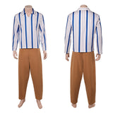 One Piece Live-Action Usopp White Outfit Cosplay Costume Outfit Halloween Carnival Suit