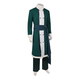 One Piece Live-Action Zorro Green Outfit Cosplay Costume Outfit Halloween Carnival Suit