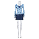 One Piece Nami Women Blue Outfit Cosplay Costume Outfit Halloween Carnival Suit