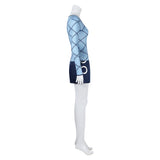 One Piece Nami Women Blue Outfit Cosplay Costume Outfit Halloween Carnival Suit