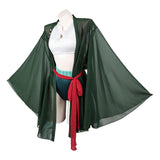 One Piece Roronoa Zoro Women Green Swimsuit Cosplay Costume Outfit Halloween Carnival Suit