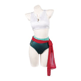 One Piece Roronoa Zoro Women Green Swimsuit Cosplay Costume Outfit Halloween Carnival Suit