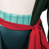 One Piece Roronoa Zoro Women Green Swimsuit Cosplay Costume Outfit Halloween Carnival Suit