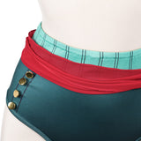 One Piece Roronoa Zoro Women Green Swimsuit Cosplay Costume Outfit Halloween Carnival Suit