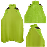 One Piece Zoro Green Plush Cape Cosplay Costume Outfits Halloween Carnival Suit