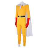 One Punch Man Saitama Cosplay Costume Outfits Halloween Carnival Suit