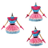 Oshi no Ko Ai Hoshino Women Pink Dress Cosplay Costume Outfit Halloween Carnival Suit