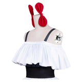 Oshi no Ko Kana Arima Women White Outfit Cosplay Costume Outfit Halloween Carnival Suit