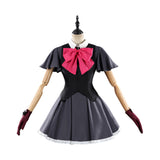 Oshi no Ko Rubii Hoshino Women Black Dress Cosplay Costume Outfit Halloween Carnival Suit