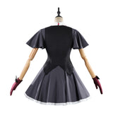 Oshi no Ko Rubii Hoshino Women Black Dress Cosplay Costume Outfit Halloween Carnival Suit
