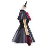 Oshi no Ko Rubii Hoshino Women Black Dress Cosplay Costume Outfit Halloween Carnival Suit