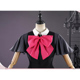 Oshi no Ko Rubii Hoshino Women Black Dress Cosplay Costume Outfit Halloween Carnival Suit
