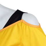 Overwatch 2 Loverwatch Juno Yellow Too with Purple Skirt Cosplay Costume Outfit Halloween Carnival Suit
