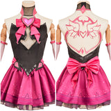 Overwatch D.VA Women Red Dress Cosplay Costume Outfits Halloween Carnival Suit