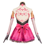 Overwatch D.VA Women Red Dress Cosplay Costume Outfits Halloween Carnival Suit
