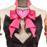 Overwatch D.VA Women Red Dress Cosplay Costume Outfits Halloween Carnival Suit