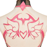 Overwatch D.VA Women Red Dress Cosplay Costume Outfits Halloween Carnival Suit