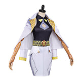 Overwatch Domina Women White Outfit Cosplay Costume Outfit Halloween Carnival Suit