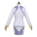 Overwatch Domina Women White Outfit Cosplay Costume Outfit Halloween Carnival Suit