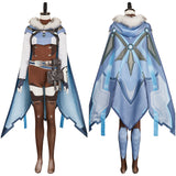 Overwatch Freja Women Blue Outfit Cosplay Costume Outfits Halloween Carnival Suit