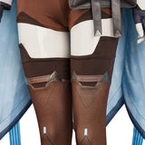 Overwatch Freja Women Blue Outfit Cosplay Costume Outfits Halloween Carnival Suit