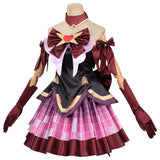 Overwatch Juno Black and Red Heart of Hope Magical Girl Myth Skin Cosplay Costume Outfit Halloween Carnival Suit