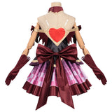 Overwatch Juno Black and Red Heart of Hope Magical Girl Myth Skin Cosplay Costume Outfit Halloween Carnival Suit