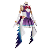 Overwatch Kiriko Magic Girls Women Purple Outfit Cosplay Costume Outfits Halloween Carnival Suit