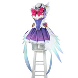 Overwatch Kiriko Women Magic Girls Purple Dress Cosplay Costume Outfits Halloween Carnival Suit