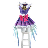 Overwatch Kiriko Women Magic Girls Purple Dress Cosplay Costume Outfits Halloween Carnival Suit