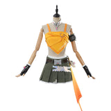Overwatch LE SSERAFIM Mercy Women Yellow Outfit Cosplay Costume Outfits Halloween Carnival Suit