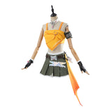 Overwatch LE SSERAFIM Mercy Women Yellow Outfit Cosplay Costume Outfits Halloween Carnival Suit