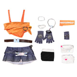 Overwatch Mercy Women Orange Outfit Cosplay Costume Outfits Halloween Carnival Suit