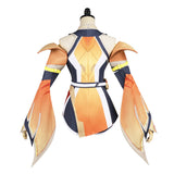 Overwatch OW Anran Women Yellow Outfit Cosplay Costume Outfit Halloween Carnival Suit