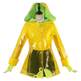 Ovrewatch Mei Women Yellow Raincoat Outfit Cosplay Costume Outfits Halloween Carnival Suit