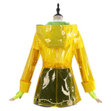 Ovrewatch Mei Women Yellow Raincoat Outfit Cosplay Costume Outfits Halloween Carnival Suit