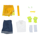 Ovrewatch Mei Women Yellow Raincoat Outfit Cosplay Costume Outfits Halloween Carnival Suit