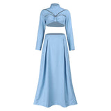 Padmé Amidala Blue Outfit Women Dress Cosplay Costume Outfits Halloween Carnival Suit